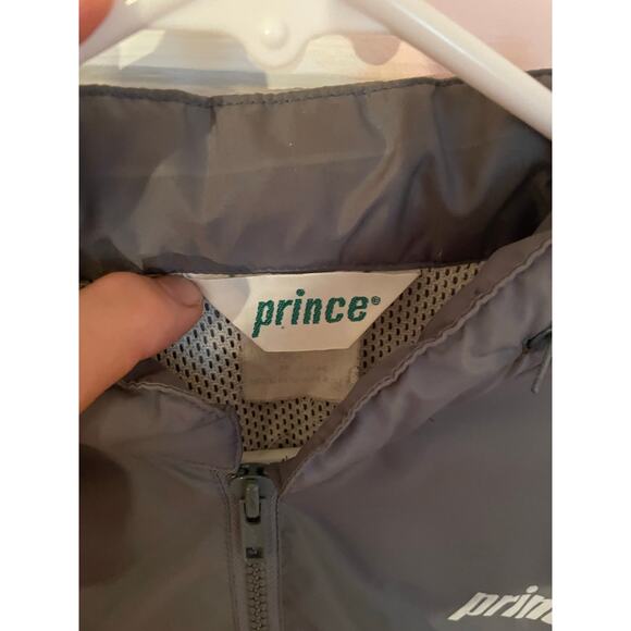 Vintage Prince Track Jacket Men Medium Retro 80s 90s Tennis Windbreaker - Picture 4 of 8